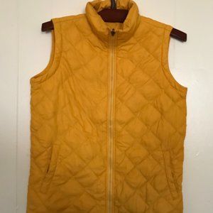 Kids M 10/12 Yellow Lands' End Vest/Jacket